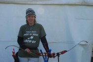 Lizzie Richley, at an archery competition.